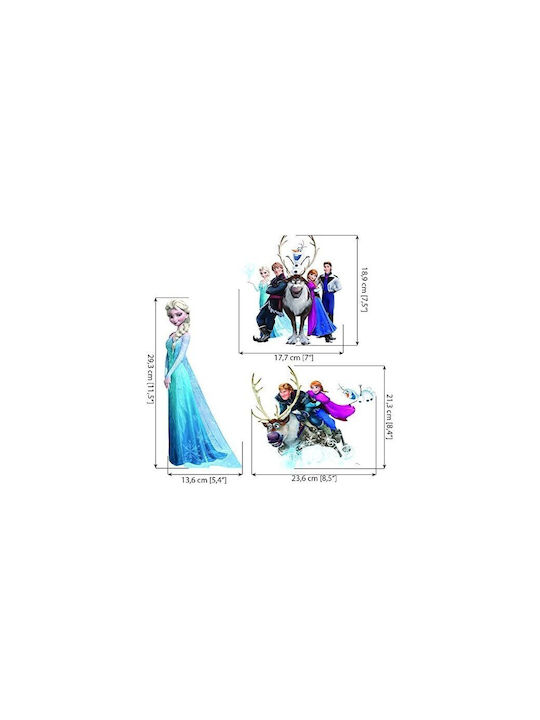 Frozen Elsa Anna & Olaf Wandsticker B07czkhvtv B07czkhvtv