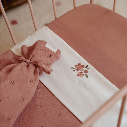 Little Dutch Pure Baby Sheet Crib Cotton Fitted Pink 70x140cm