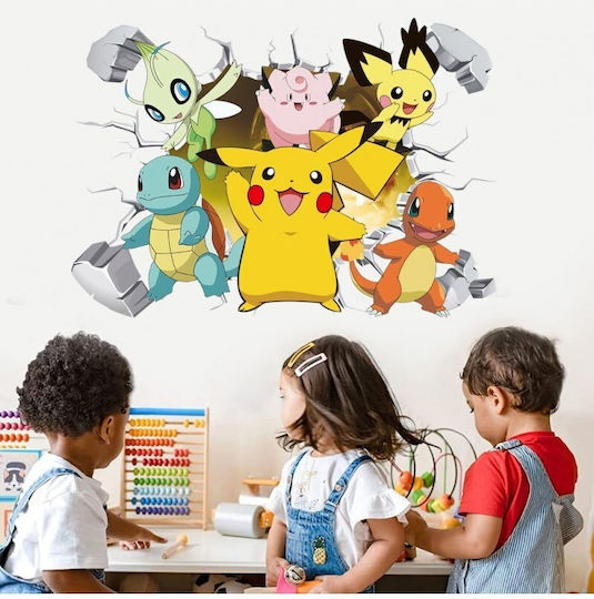 Детска стикерна за стена Стена 3D Cartoon 40x60бр