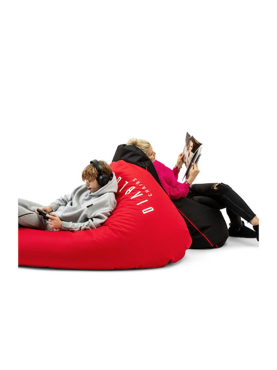 Pear Bean Bag Chair Red