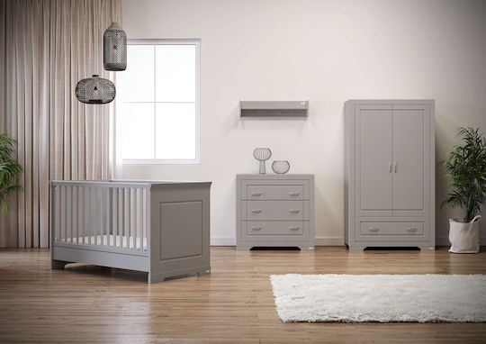 York Baby Kommode mit 3 Schubladen Gray 91x51x94cm