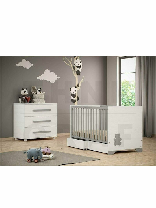 Casababy Κούνια Panda Λευκή