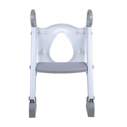 FreeOn Toddler Toilet Seat With Footrest And Handles Gray