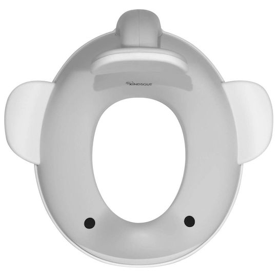 Kindsgut Toddler Toilet Seat Whale With Handles White