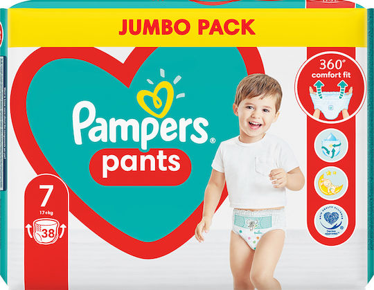 Pampers Diaper Pants Pants No. 7 for 15+kg 38pcs