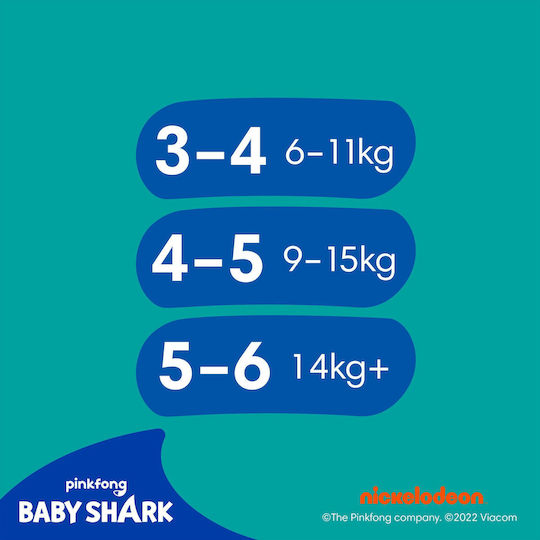 Pampers Swim Diapers Splashers Monthly Pack No. 3 for 6-11kg 96pcs