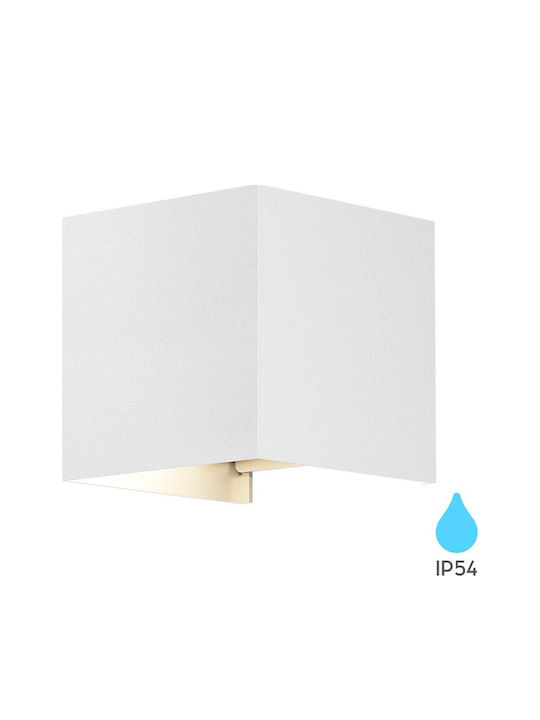 Braytron Wall-Mounted Outdoor Spot G9 IP54 10x10x10cm