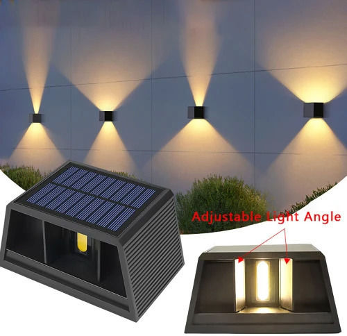 Wall Mounted Solar Light 5.5W 300lm Warm White with Photocell IP65 12.8cmx8.2cmx6.6cmcm