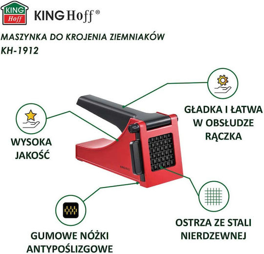KING Hoff Πρέσα Πατάτας από Ανοξείδωτο Ατσάλι