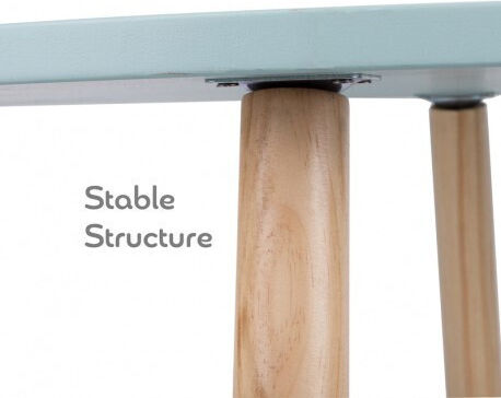 Kindertisch aus Holz Hellblau Classic World