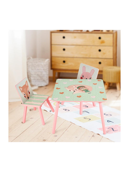Kids Table and Chairs Set Pink U-Grow Kids Table and Chairs Set Pink U-Grow