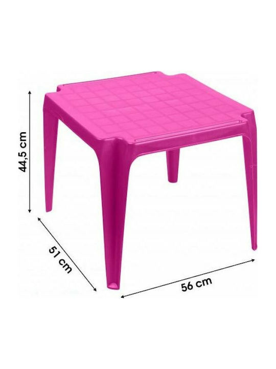 Bambini Măsuță pentru Copii din Plastic Fuchsia Megapap