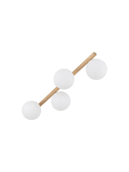 TK Lighting Таванно осветление 65бр Бяла с Фасунга G9