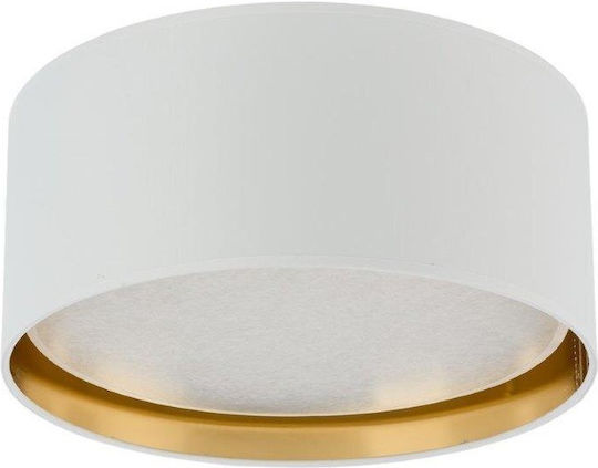 TK Lighting Deckenleuchte 60cm Schwarz mit Fassung E27
