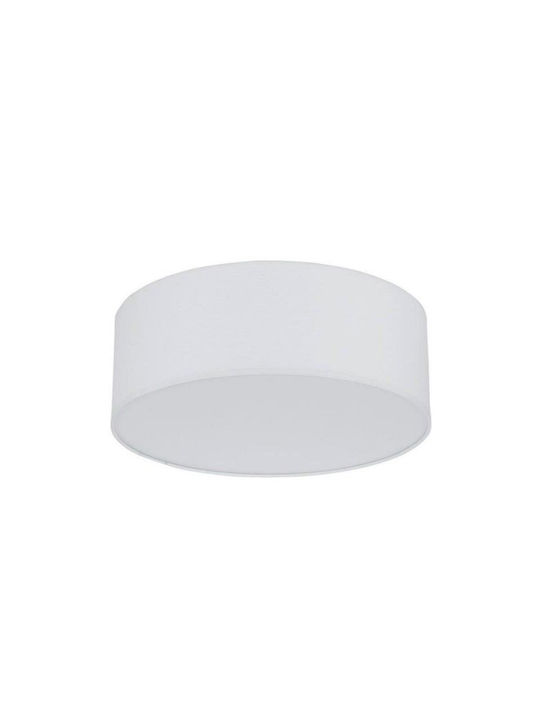 TK Lighting Ceiling Mount Light 45cm Black with Socket E27