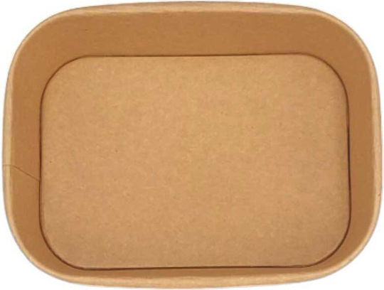Set von 50 Boxen Salat Kraft Behälter