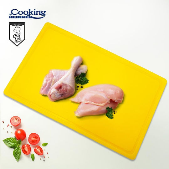 Heinner HDPE Yellow Cutting Board 53x32.5x2cm