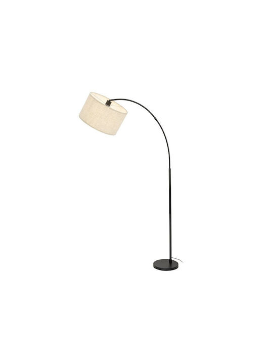 TK Lighting Zenith Stehleuchte H170xB130cm. mit Fassung für Lampe E27 Schwarz