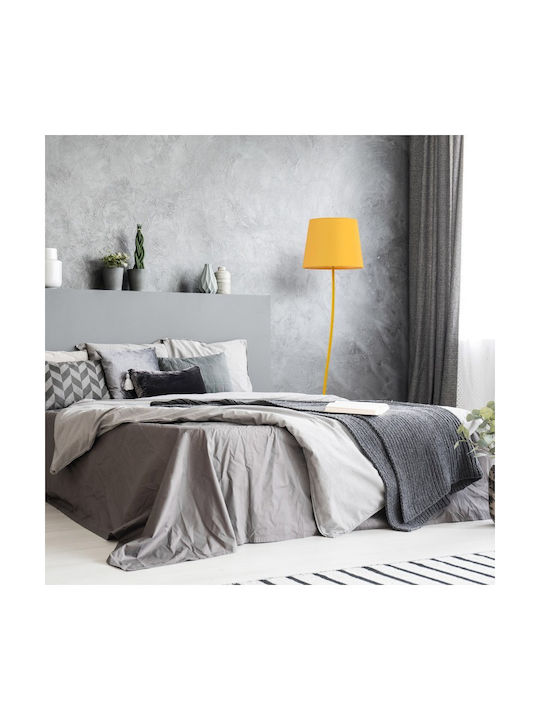 TK Lighting Nicola Подова Лампа В150xД44см. с Цокъл за Крушка E27 Жълт
