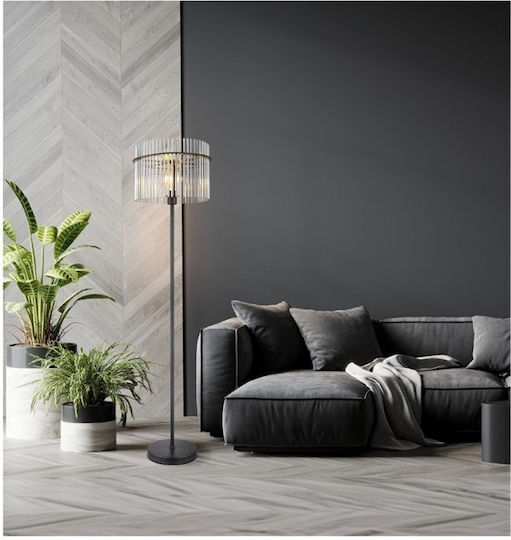 Globo Lighting Floor Lamp H152xW38cm. with Socket for Bulb E27 Gold