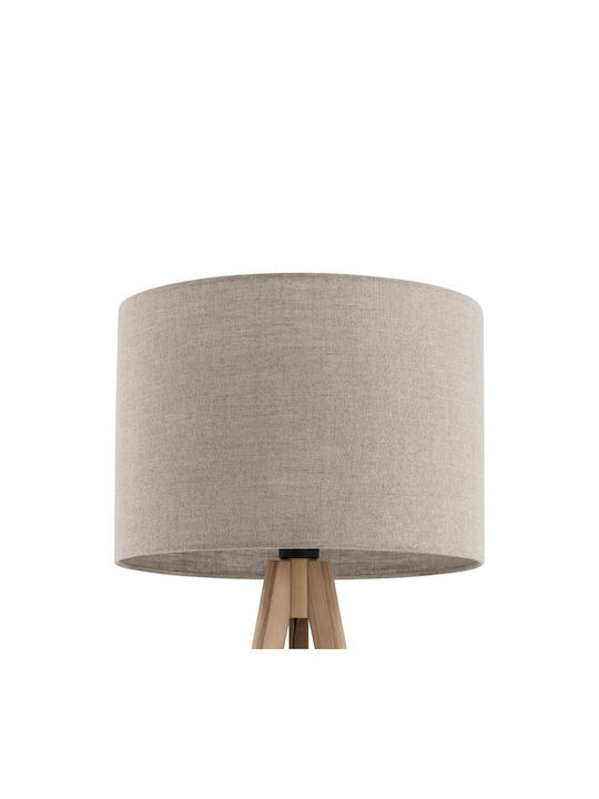 TK Lighting Φωτιστικό Δαπέδου με Ντουί για Λαμπτήρα E27 Καφέ