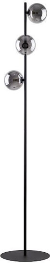 TK Lighting Estera Floor Lamp H150xW38cm. with Socket for Bulb G9 Brown
