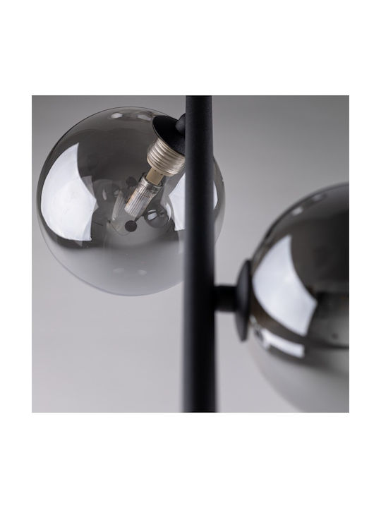 TK Lighting Estera Floor Lamp H150xW38cm. with Socket for Bulb G9 Brown