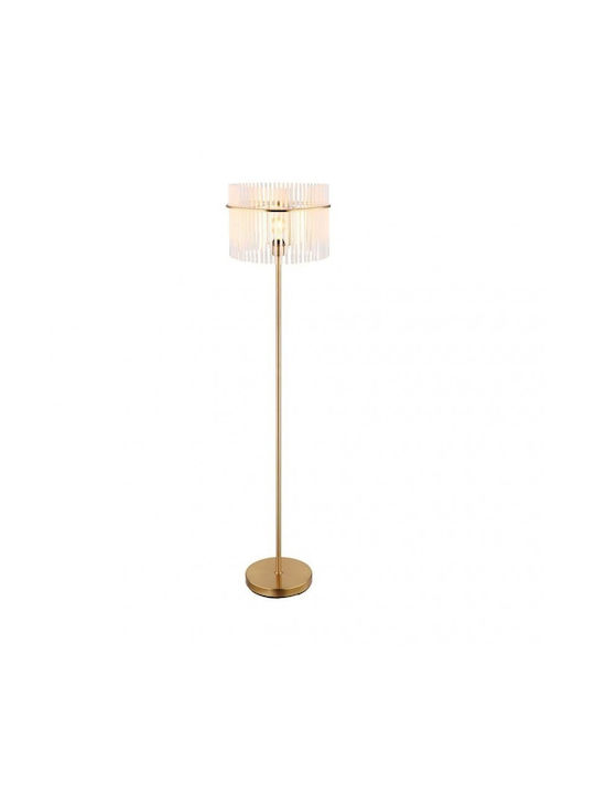 Globo Lighting Floor Lamp H152xW38cm. with Socket for Bulb E27 Black