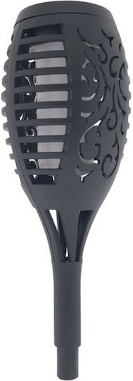 Benson Spiked Lampă Solară Torță Alb Cald cu Fotocelulă IP44 3.5bucx3.5buccm