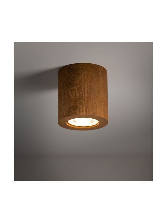 TK Lighting Μονό Σποτ με Ντουί GU10 σε Μπεζ Χρώμα