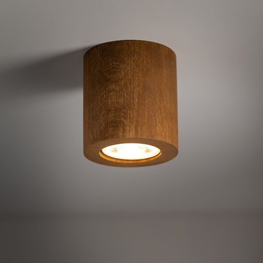 TK Lighting Μονό Σποτ με Ντουί GU10 σε Μπεζ Χρώμα TK Lighting Μονό Σποτ με Ντουί GU10 σε Μπεζ Χρώμα