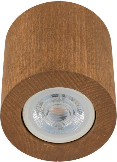 TK Lighting Μονό Σποτ με Ντουί GU10 σε Μπεζ Χρώμα
