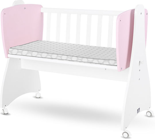 Lorelli Λίκνο First Dreams με Ρόδες White/Orchid Pink