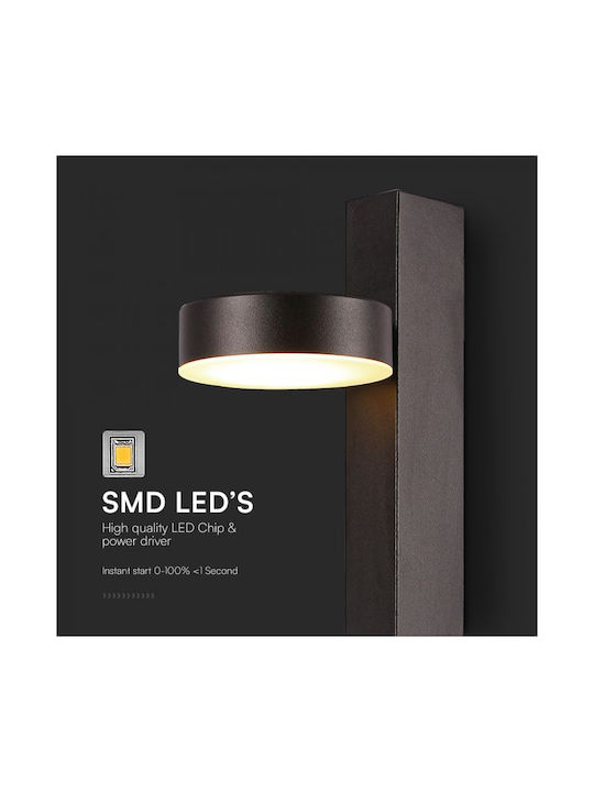 V-TAC Single LED Warm White Spot in Black Color