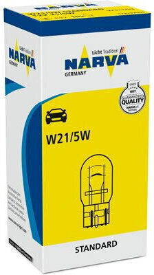 Narva Lămpă Auto W21/5W P21/5W-BAY15D-1157 Portocalie 12V