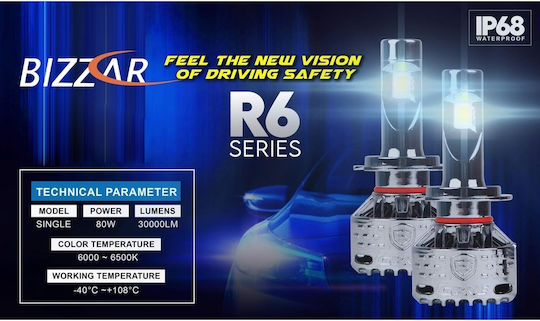 Bizzar Λάμπες H7 LED 85W 2τμχ