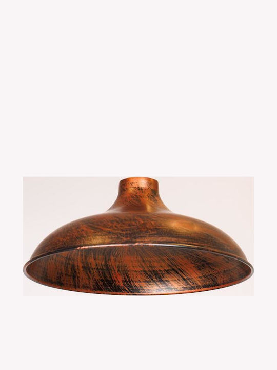 Eurolamp Syros Conical Lamp Shade Black with Diameter 36cm