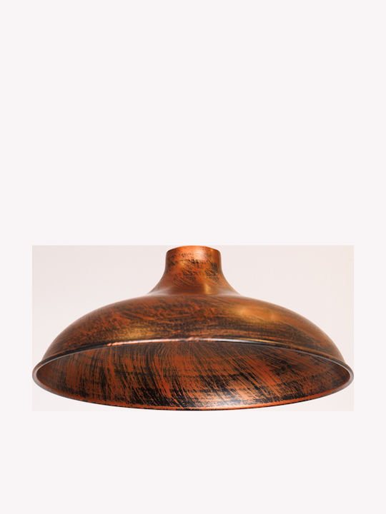 Eurolamp Syros Conical Lamp Shade Black with Diameter 36cm