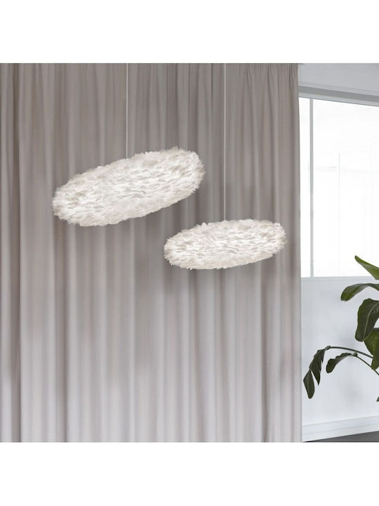 Lampschirm 1xE27 Gänsefedern Wolke 79cm Eos Esther Umage 2348 Weiß