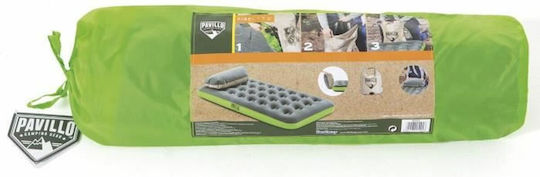 Bestway Inflatable Sleeping Mattress Single with Built-in Pump 188x99x22εκ. Green