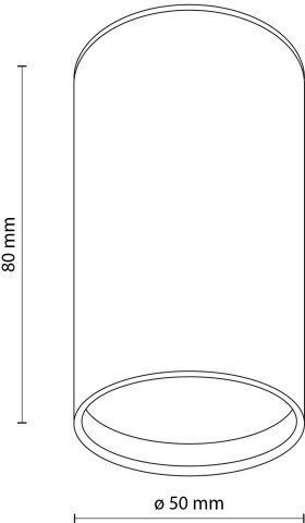 TK Lighting Μονό Σποτ με Ντουί GU10 σε Μαύρο Χρώμα TK Lighting Μονό Σποτ με Ντουί GU10 σε Μαύρο Χρώμα
