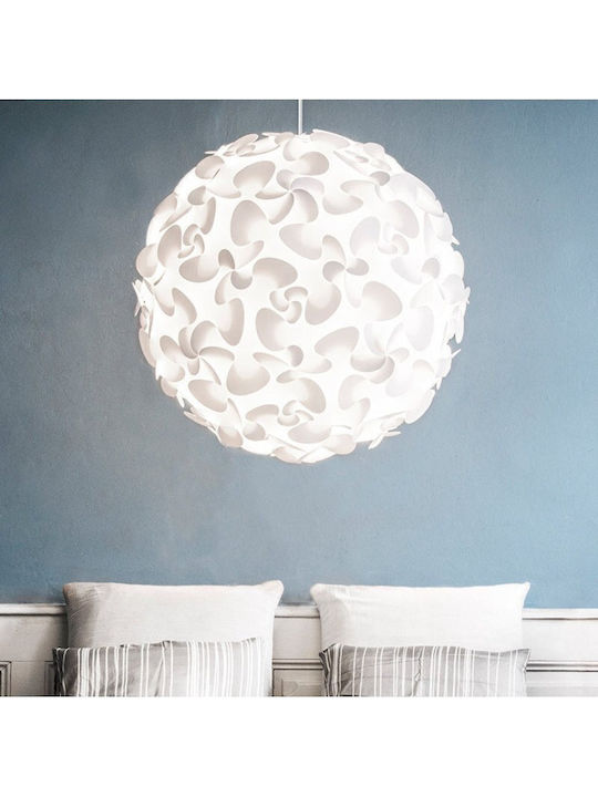 Pendant Lamp Shade 1xe27 White Φ75cm Lora 2065 Umage 2065 White