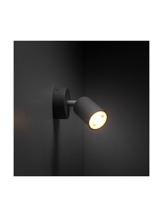 TK Lighting Single Spot with Socket GU10 in Beige Color