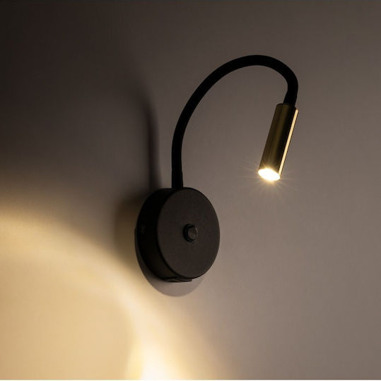 TK Lighting Μονό Σποτ με Ντουί G9 σε Μαύρο Χρώμα