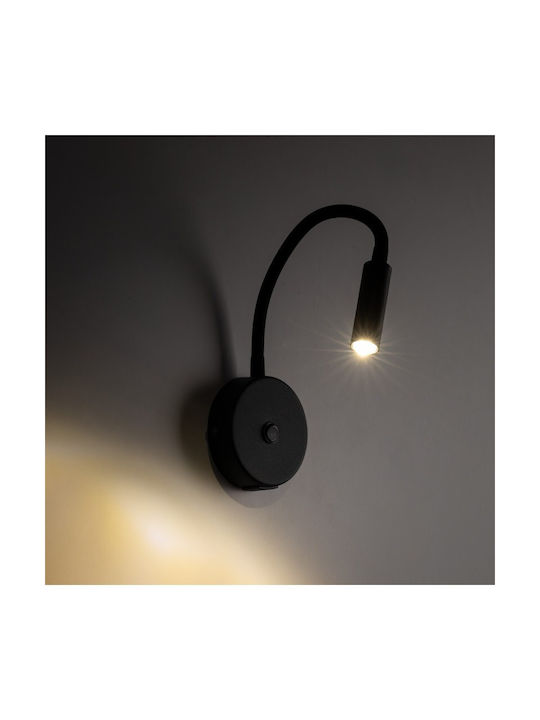 TK Lighting Μονό Σποτ με Ντουί G9 σε Μαύρο Χρώμα