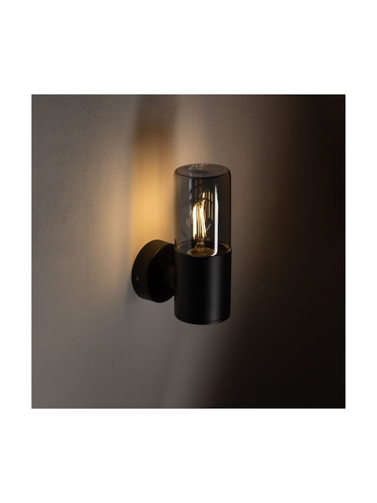 Nowodvorski Lamp Wall with Socket E27 Black 9x13x21cm