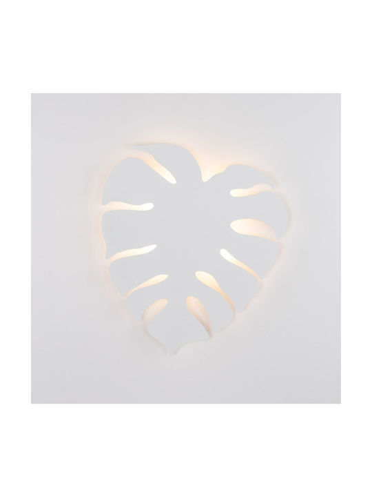 TK Lighting Monstera Φωτιστικό Τοίχου με Ντουί G9 Καφέ 49εκ.