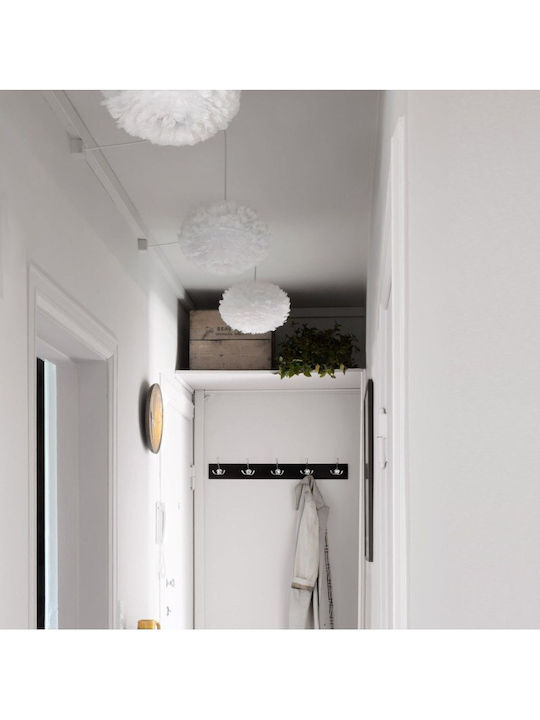 Lampshade 1xe27 Goose Feathers Φ35cm Eos Umage 2011 White