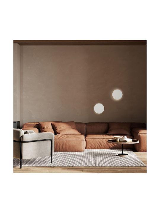TK Lighting Luna Μοντέρνο Φωτιστικό Τοίχου με Ντουί G9 Λευκό 30εκ.