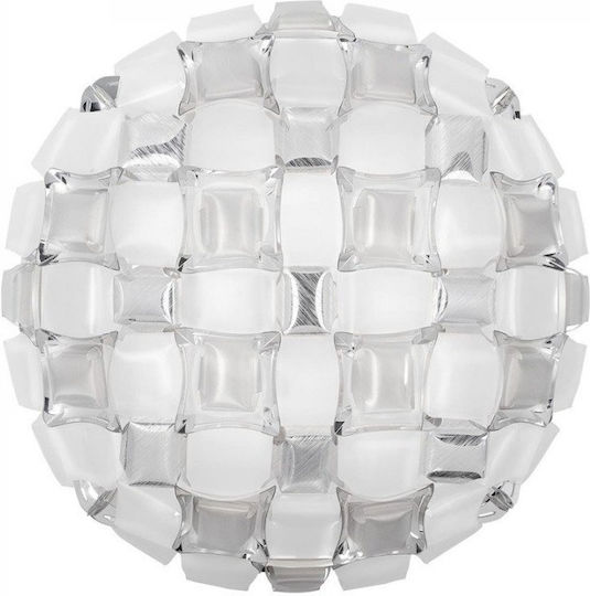 Slamp Lumină de Perete cu Soclu E14 Alb 32cm